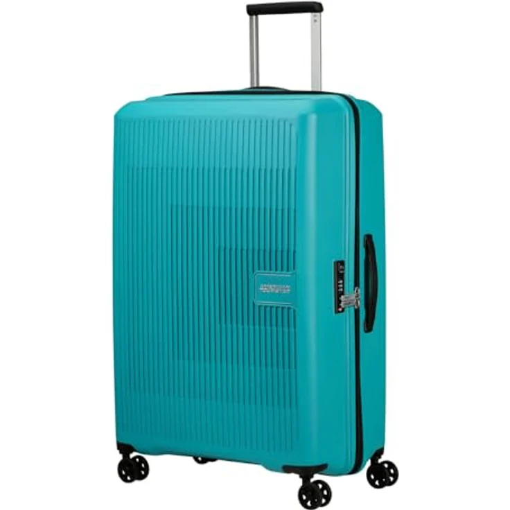 American Tourister Aerostep - 4-Rollen-Trolley L 77 cm erw. Turquoise Tonic – Bild 2