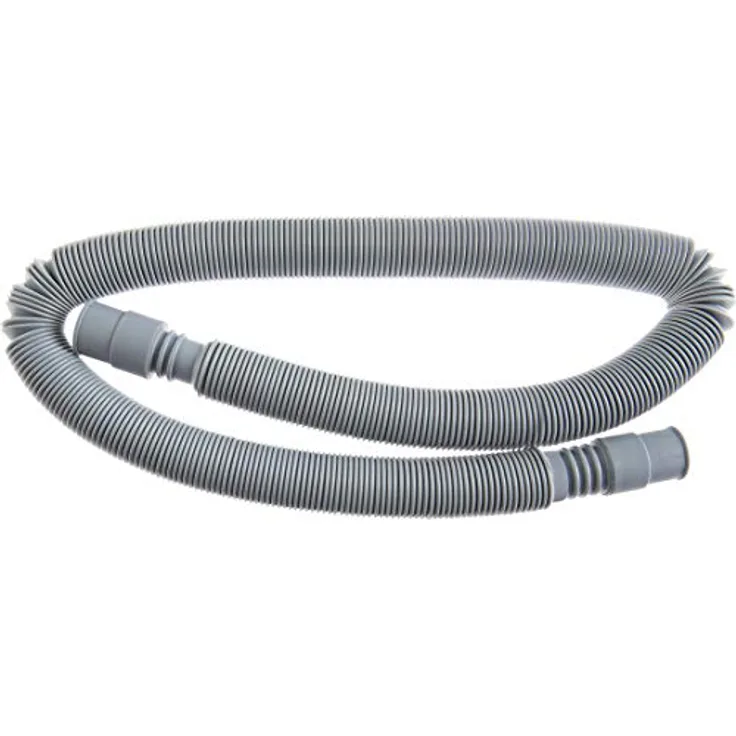 Cornat Maschinen-Ablaufschlauch - 80 - 280 cm ausziehbare Länge - Temperaturbeständig bis +100°C - Aus robustem Kunststoff / Abwasserschlauch für Spül - & Waschmaschine / Spiralschlauch / T357503