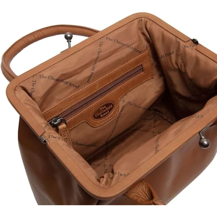 The Chesterfield Brand Chili Shoulderbag - Umhängetasche aus echtem Rindsleder, Cognac (hellbraun) – Bild 3