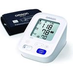 OMRON - Oberarm-Blutdruckmessgerät, Modell M3 HEM-7154-E mit Easy Manschette 22-42 cm, Intellisense-Technologie, Klinisch validiert, Blutdruck und Puls, 4 AA -Batterien und Tasche
