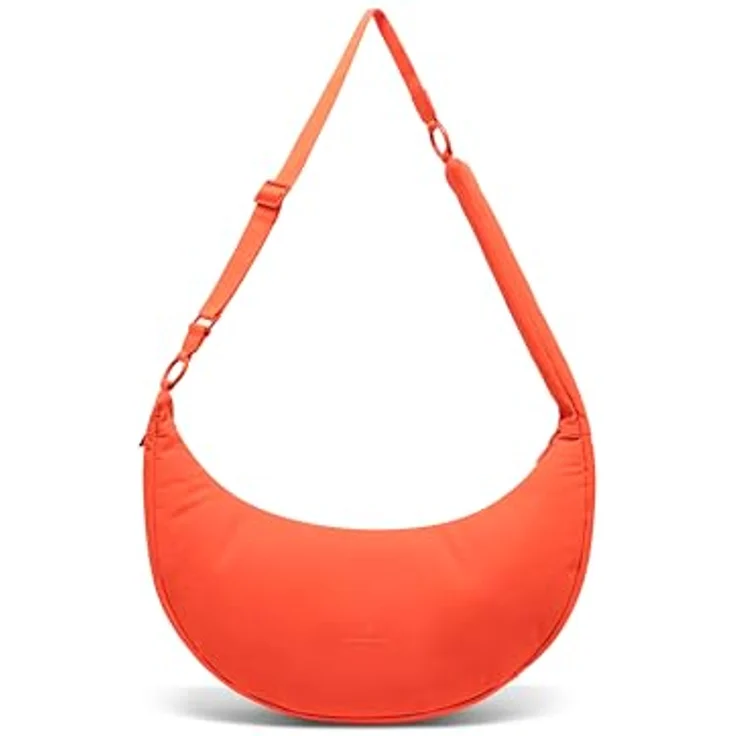 Johnny Urban Lou Schultertasche L, 43 cm, orange, 100% Polyester, geräumiges Design – Bild 4