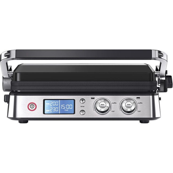 Braun Multigrill 9 CG 9040, Kontaktgrill inkl. Grill- und Flachplatten, Grillpositionen: Kontakt, BBQ, Ofen, Spülmaschinenfeste Platten, Fettauffangschale, 250° Höchsttemperatur, Sear-Funktion (Boost), Schwarz/Edelstahl – Bild 3