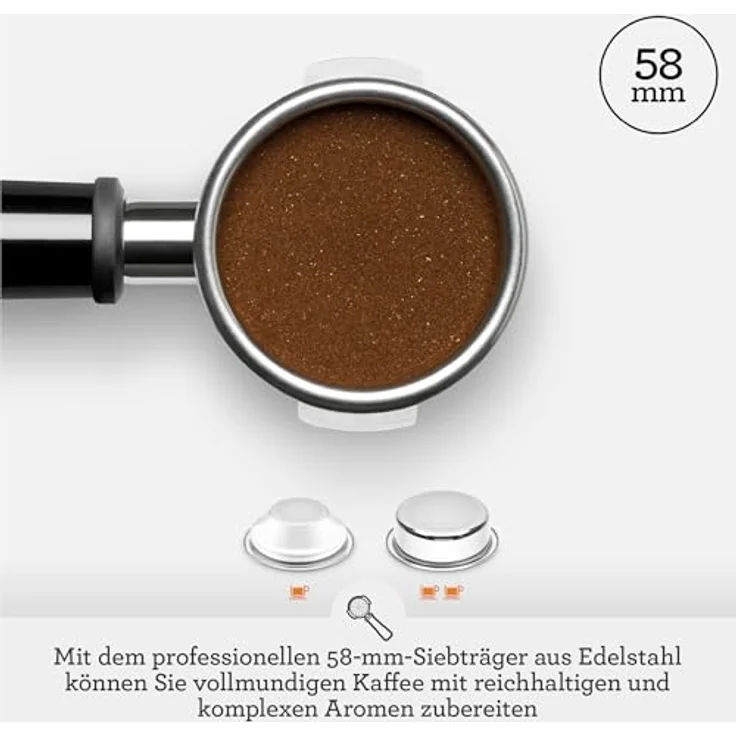 Sage SES995BSS4EEU1, Espressomaschine mit 2.3 L Wassertank und 1900 - 2300W Leistung, versandkostenfrei – Bild 9