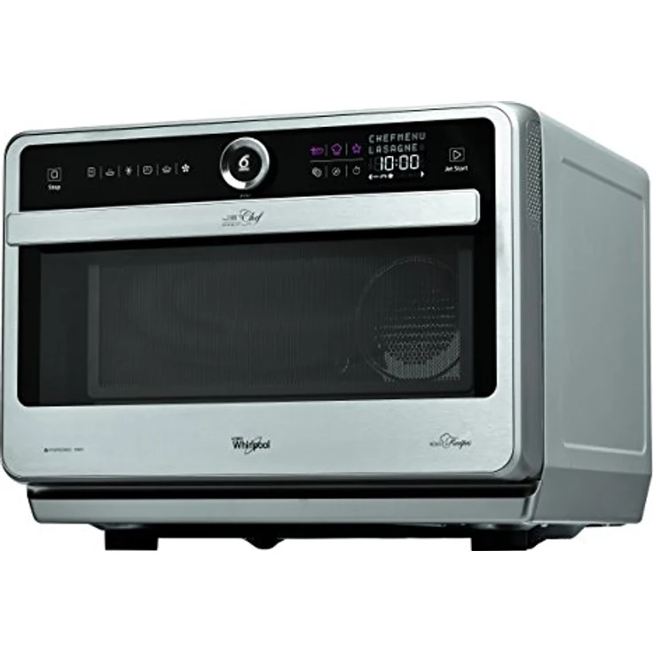 Whirlpool jt479ix Mikrowelle mit Grill, Standgerät, 33 Liter Garraum, schwarz, silber – Bild 2