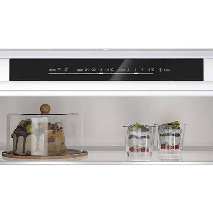 Siemens KB96NNSE0 iQ100 XXL Einbau-Kühl-Gefrier-Kombination, 193,5 x 69,1 cm, 285 L Kühlen + 98 L Gefrieren, XXL-Volumen 45% mehr Volumen, noFrost, hyperFresh, superCooling - schnell runterkühlen – Bild 2