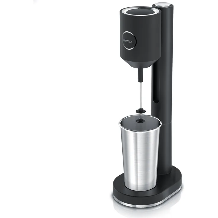 Arendo Standmixer, elektrischer Getränkemixer, 22.000 U/min, 2 Stufen Doppelstab, 100 W, Milkshakes, Smoothies, Cocktails, Eiweißshaker, spülmaschinenfest, schwarz