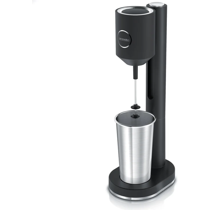 Arendo Standmixer, elektrischer Getränkemixer, 22.000 U/min, 2 Stufen Doppelstab, 100 W, Milkshakes, Smoothies, Cocktails, Eiweißshaker, spülmaschinenfest, schwarz