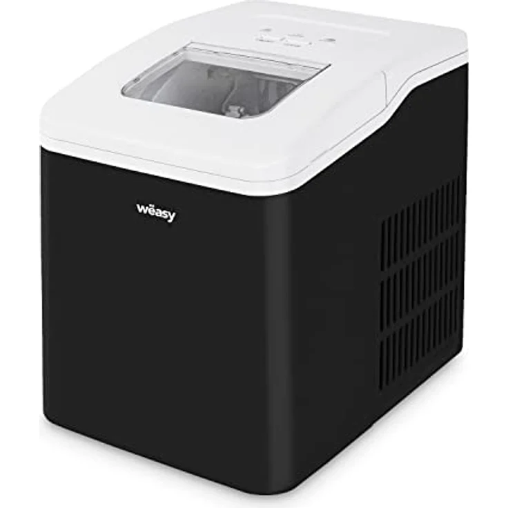 Winkel KW12 Eiswürfelmaschine- 12 kg Eiswürfel pro Tag - Sichtfenster - 2,2 Liter Wassertank - Wasserstandsanzeige - schwarz – Bild 2
