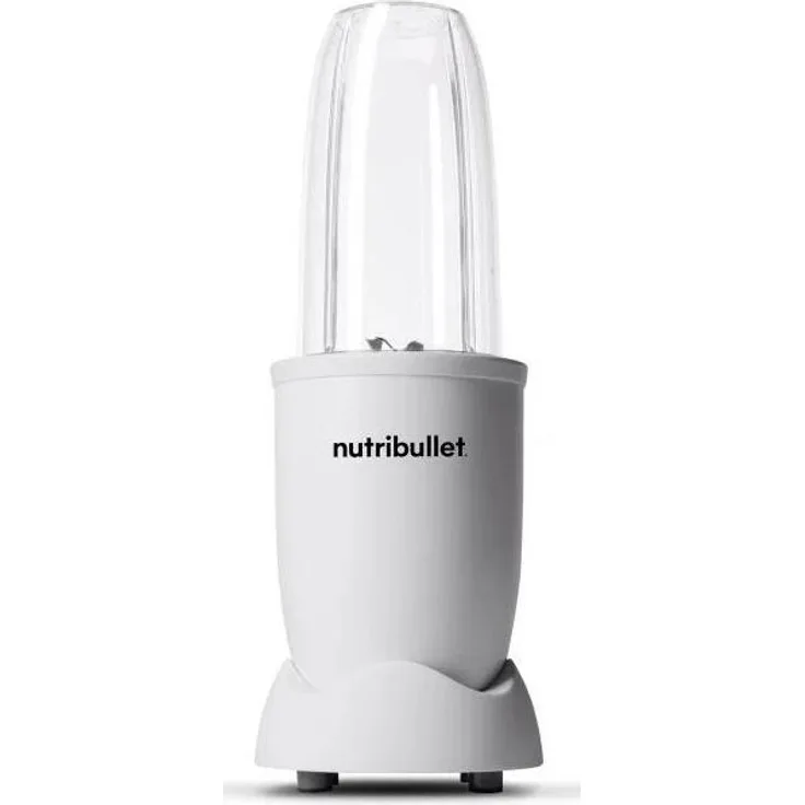 NutriBullet Pro Blender Glasmixer 0.9L 900W Weiß, Standmixer mit leistungsstarkem Motor
