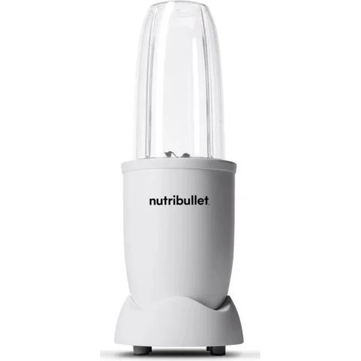 NutriBullet Pro Blender Glasmixer 0.9L 900W Weiß, Standmixer mit leistungsstarkem Motor