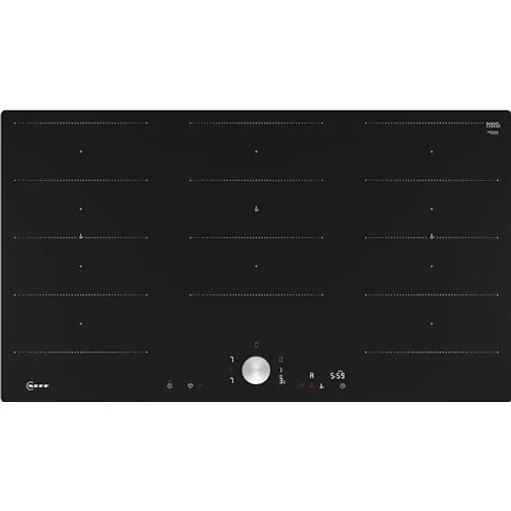 Neff, T69PTX4L0, Autarkes Flex-Induktionskochfeld mit Twist Pad Steuerung, N90, Breite 90 cm, Schwarz, flächenbündig (integriert), Home Connect