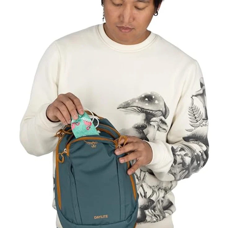 Osprey Daylite Sling Umhängetasche, 36 cm, blau, 100% PET, kompakte Tragetasche – Bild 9