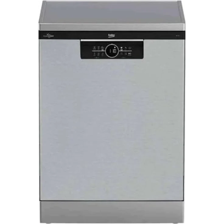 Beko BDFN26531X, freistehender Geschirrspüler mit Edelstahl-Oberfläche, 15 Massgedecke, 46 dB, verschiedene Spülprogramme – Bild 1