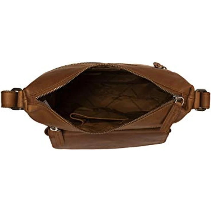 The Chesterfield Brand Wax Pull Up Umhängetasche, Leder 25 cm, Braun mit hochwertiger Verarbeitung und ausreichend Platz für Alltagsgegenstände – Bild 2