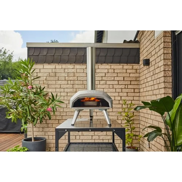 Ooni Karu 12 UU-P29400, Multi-Fuel Pizzaofen mit 500 °C, Edelstahlkonstruktion und Cordierit-Steingutbackstein – Bild 7