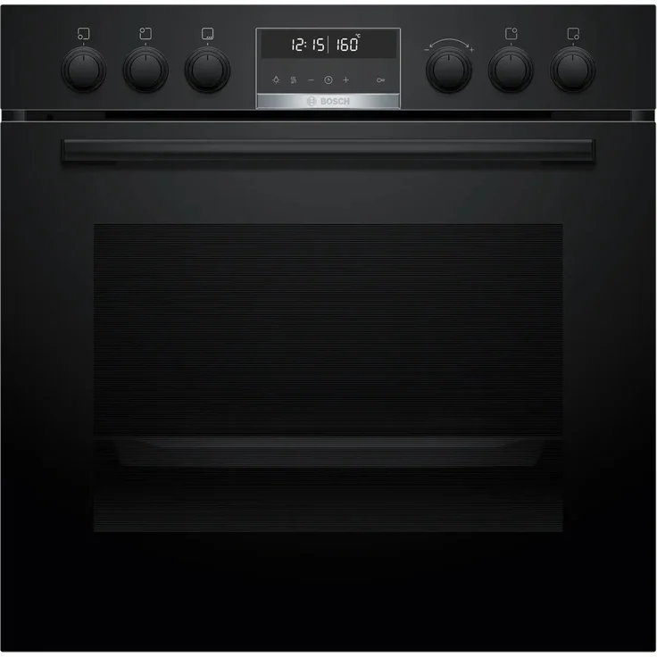 Bosch HEG578BB3 Einbau-Herd, 60 x 60 cm, Schwarz, Air Fry Funktion und pyrolytische Selbstreinigung