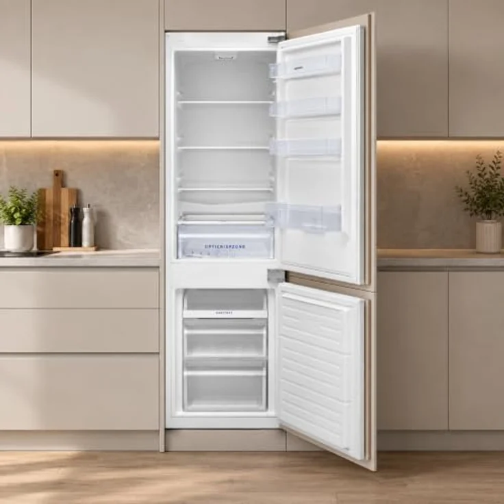 Daewoo CKL2764EIMA0-DE, Einbau-Kühl-Gefrierkombination mit 251 Liter, 178 cm Nische, LED-Innenbeleuchtung, Opti-Crisp Zone – Bild 2