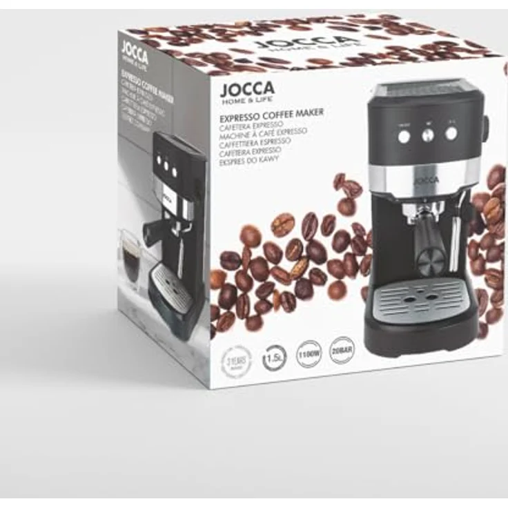 JOCCA 2377, Manuelle Espressomaschine mit 20-Bar-Pumpe, 1,25 l Wassertank und doppeltem Espressoausgang – Bild 9