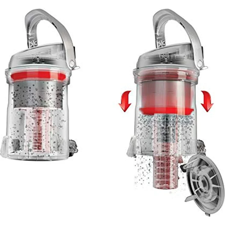 Hoover H-POWER 700, HP710PAR 011 Bodenstaubsauger mit Zyklon-Technologie und Selbstreinigungs-Technologie, 850 W, nur 68 dBA, HEPA 13 Filter und antibakterieller|geruchsneutraler Vormotorfilter – Bild 5
