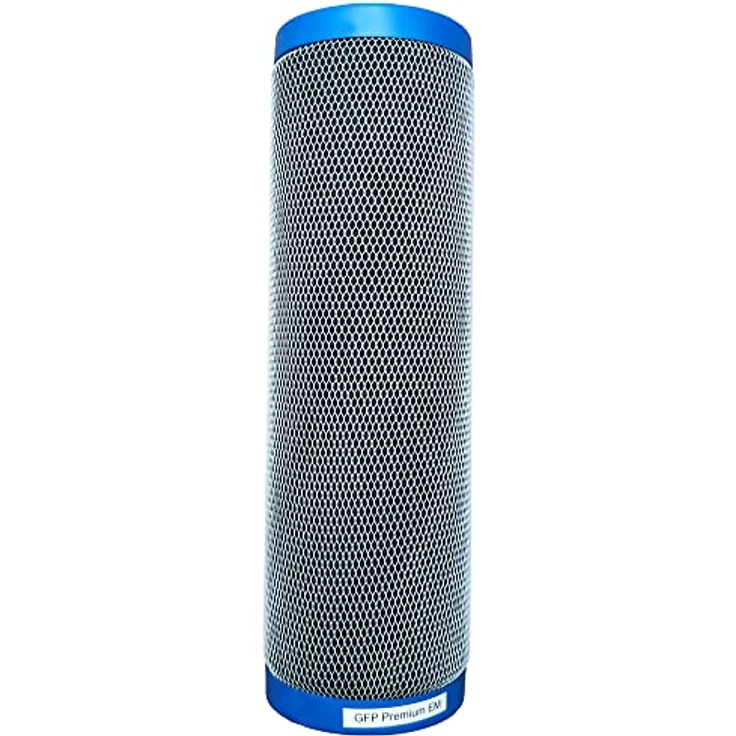 Carbonit 2 x Prime Invention Wasserfilter GFP Premium EM Filterpatrone 0,4 µ mit mehr Aktivkohle und EM-Keramik, Made in Germany, blau – Bild 5