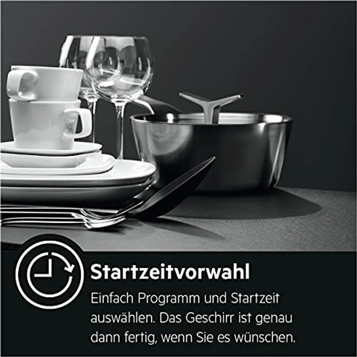 AEG FSE7571AP Einbaugeschirrspüler, vollintegrierbar, 14 Maßgedecke, 9,9 L Wasserverbrauch, Besteckschublade, AquaStop, Energieeffizienzklasse B – Bild 14