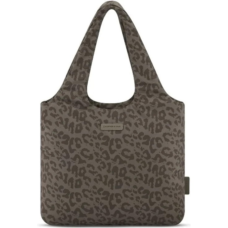 Kapten & Son Skara Cloud Shopper Tasche mit Laptopfach, 44 cm, 100% PET, braun