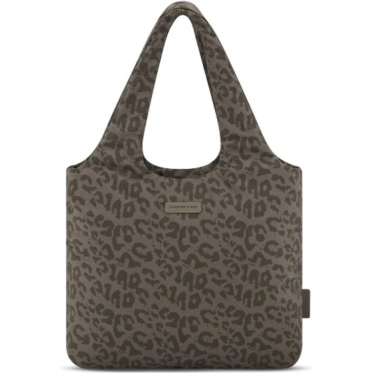 Kapten & Son Skara Cloud Shopper Tasche mit Laptopfach, 44 cm, 100% PET, braun