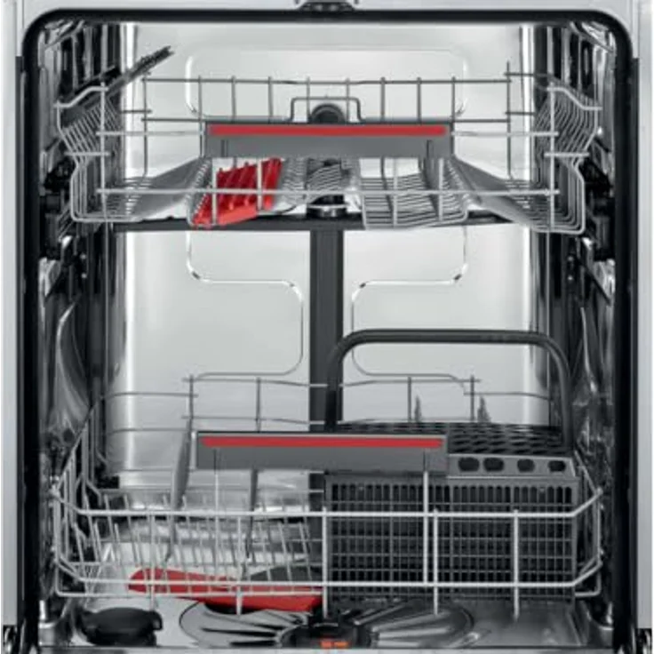 AEG 6000 SatelliteClean® FSK64605Z, Vollintegrierter Geschirrspüler 60 cm, AirDry, Besteckkorb, QuickSelect Display, Schwarz – Bild 3