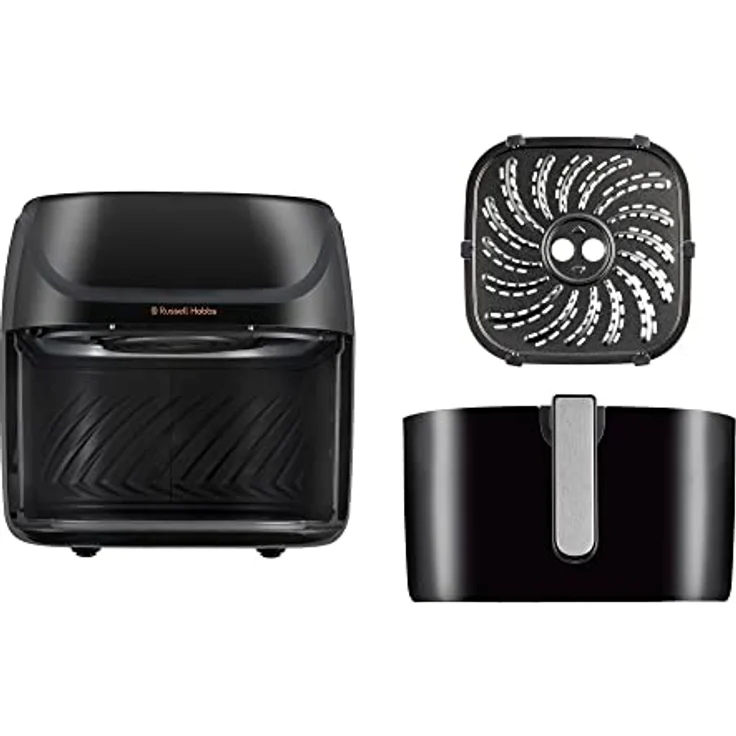 Russell Hobbs Heißluftfritteuse L 4l [7 Kochfunktionen|10 Programme] AirFryer (spülmaschinenfest, max. 220°C, Touchscreen, Fritteuse ohne Öl, Grillen, Backen, Braten, Dörren etc.) SatisFry 27160-56 – Bild 3