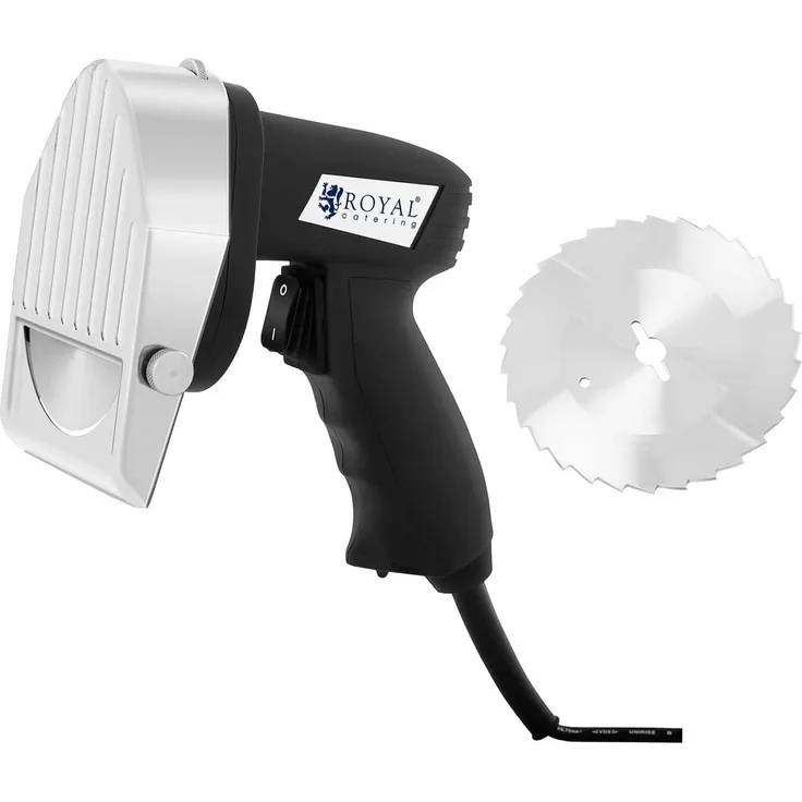 Royal Catering RCKK-80.2 Doenermesser elektrisch, Aufschnittmaschine, Blau