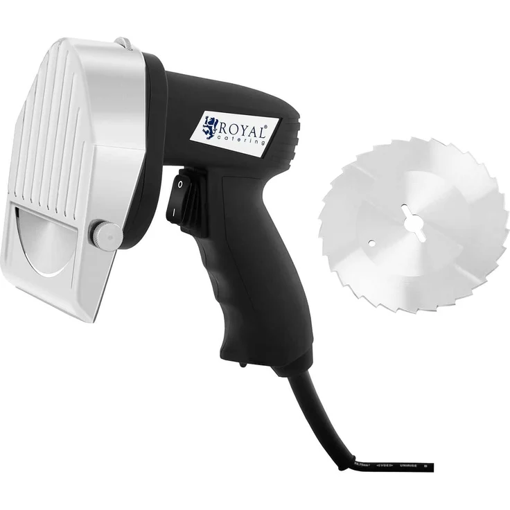 Royal Catering RCKK-80.2 Doenermesser elektrisch, Aufschnittmaschine, Blau – Bild 1
