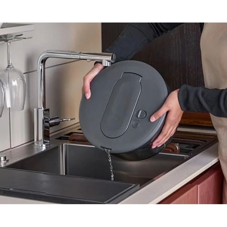 Zyliss Swift Dry Salatschleuder Groß, 6L mit AquaVent™-Technologie, Seilzug und rutschsicherem Boden, spülmaschinengeeignet – Bild 5