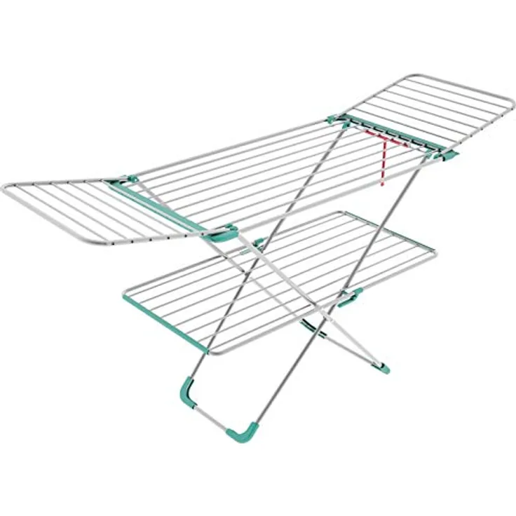 Colombo Wäscheständer Double, Aluminiumoxid, Kunststoff, Multicoloured, 96-115 cm