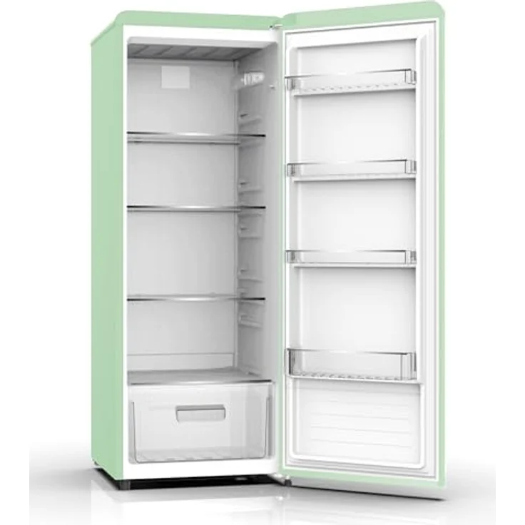 SCHOEPF Vollraum-Kühlschrank Retro RKS245SGD, 238L, Energieeffizienzklasse A, grün – Bild 2