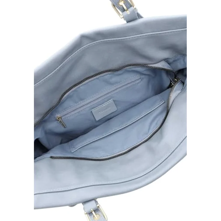 Tamaris Shopper TAS Franca, Uni-Design mit Reißverschluss, Feinsynthetik, schwarz – Bild 4