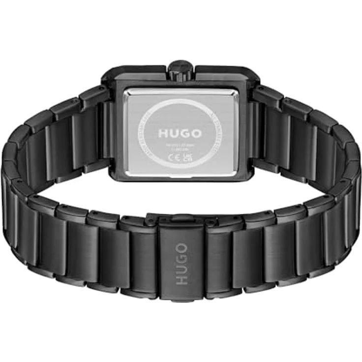 HUGO #THRIVE ANALOG Uhr mit DREI-Zeiger-Quarzwerk für Herren in Schwarz und Edelstahl – Bild 4