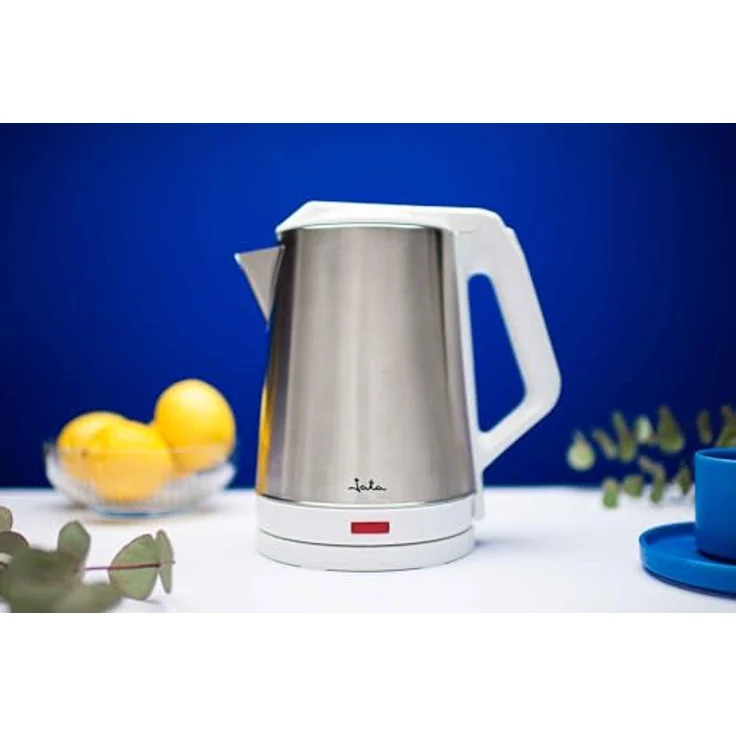 JATA JEHA1723, Elektrischer Wasserkocher mit 2 L Fassungsvermögen, 1500 W, Edelstahl, kabelloser Krug, Klappdeckel und Wasserstandsanzeige – Bild 2