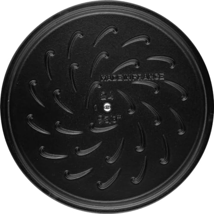 Staub Bräter mit Chistera, induktionsgeeignet, Gusseisen, Graphitgrau, 28 cm, 1 Einheiten – Bild 4