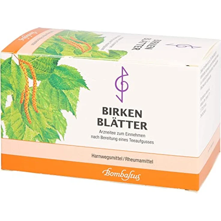 Bombastus Birkenblätter Tee Filterbeutel, 20 x 2 g mit natürlichen Birkenblättern – Bild 3