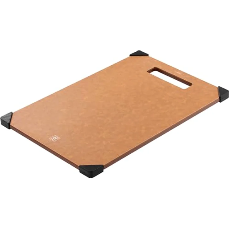 Zwilling Cutting Board Brun-Sort, Schneidebrett aus Holzlaminat, 37 cm x 25 cm, schwarz, spülmaschinenfest und hitzebeständig – Bild 2