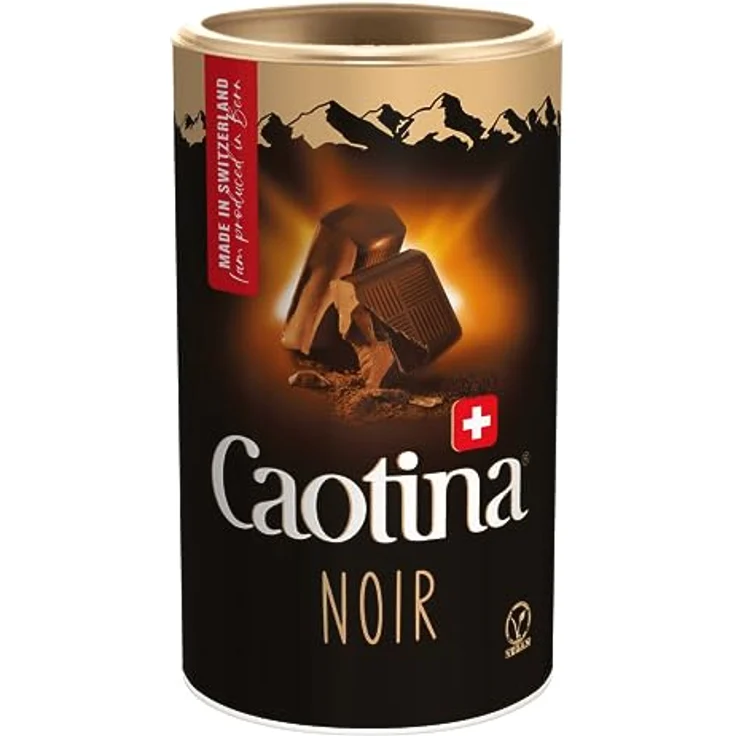 Caotina Noir Dose Kakaohaltiges Getränkepulver Zartbitter 500g – Bild 2