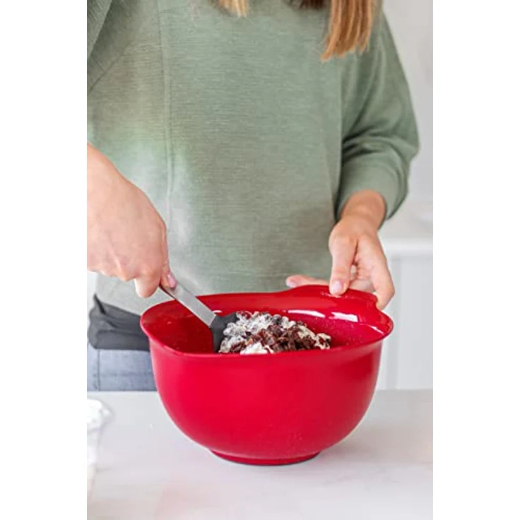 KitchenAid Premium Edelstahl Scraper Spatula mit Silikonkopf, rost- und hitzebeständig bis 260°C, ergonomischer Griff, spülmaschinenfest – Bild 5