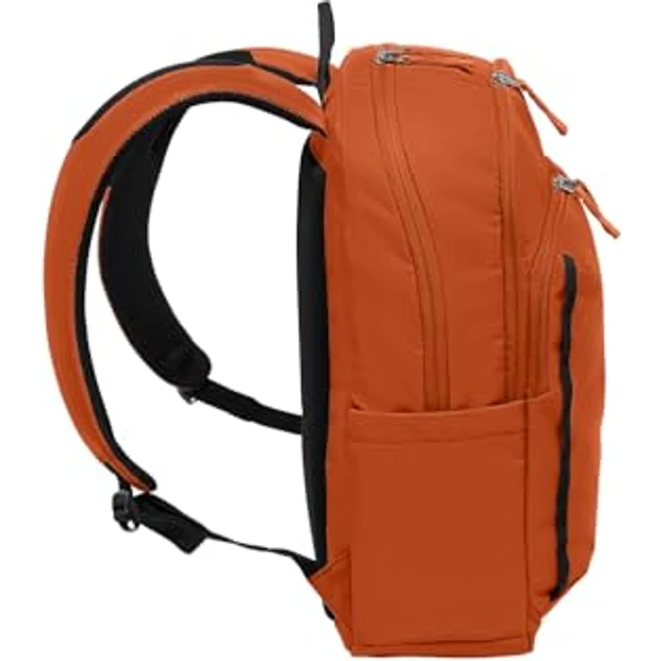 Jack Wolfskin Daypack TERRACADE, 24 Liter Rucksack mit gepolsterter Laptophülle und strapazierfähigem CROSSRIP 300D RE, schwarz – Bild 5