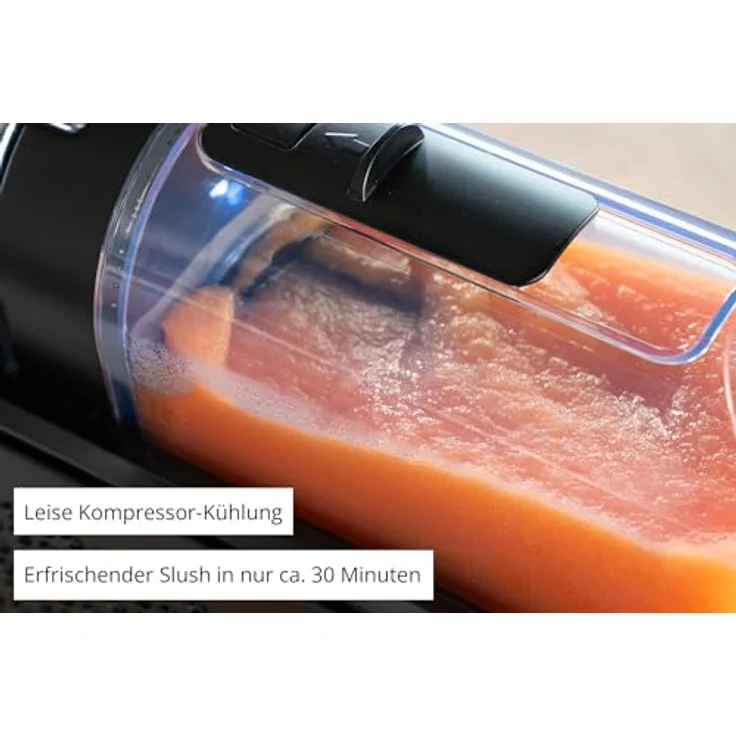 Unold 48949 Slush-Eismaschine STELLA 2,5L mit Kompressor – Slushie Maker für Frozen Drinks, Cocktails & Milkshakes, 5 Programme, leise Kühlung, Touchdisplay, spülmaschinengeeignet, Schwarz – Bild 5