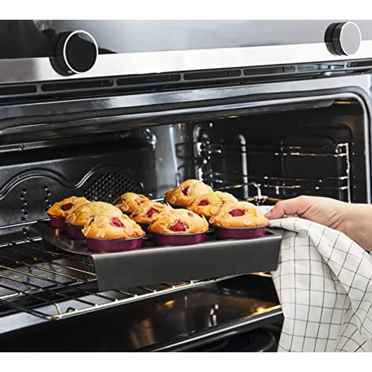 Tefal Kuchenform mit 9 Fingerabdrücken, Antihaftbeschichtung, austauschbar, perfektes Backen, kreative und leckere Rezepte, nicht kompatibel mit Cake Factory, Creabake J3040104 – Bild 3