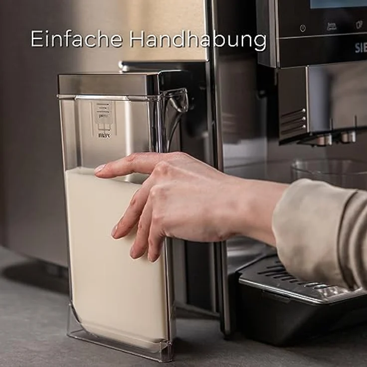 Siemens Milchbehälter TZ90009, praktisch zu verstauen, Zubehör für Kaffeevollautomaten EQ.9 – Bild 2