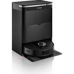 BOSCH Saugroboter Spotless Max BCRDW3B, 11.000 Pa Saugkraft, rotierende Wischpads, 70°C Selbstreinigung, Absaugstation, Carbon Bürste