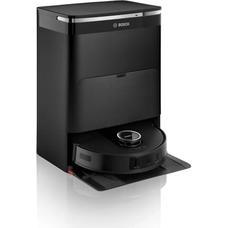 BOSCH Saugroboter Spotless Max BCRDW3B, 11.000 Pa Saugkraft, rotierende Wischpads, 70°C Selbstreinigung, Absaugstation, Carbon Bürste – Bild 1