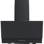 Heinrich´s HEINRICHS Dunstabzugshaube, 60cm Abluft/Umluft, 300m³/h Saugkraft, LED Beleuchtung, Aktivkohlefilter, 69W Leistung, Schwarz