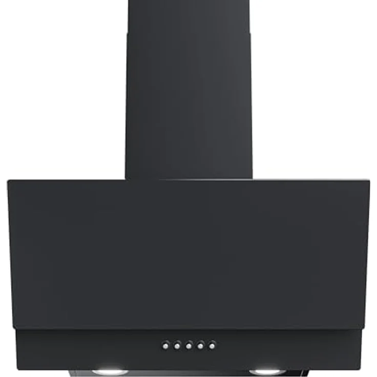 Heinrich´s HEINRICHS Dunstabzugshaube, 60cm Abluft/Umluft, 300m³/h Saugkraft, LED Beleuchtung, Aktivkohlefilter, 69W Leistung, Schwarz – Bild 1